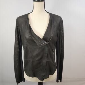 Rawtus (Raw+) Femme Japanese Motorcycle Jacket Goatskin Mesh Size S